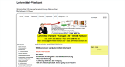Desktop Screenshot of lehrmittel-vierkant.info