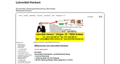 Desktop Screenshot of lehrmittel-vierkant.de